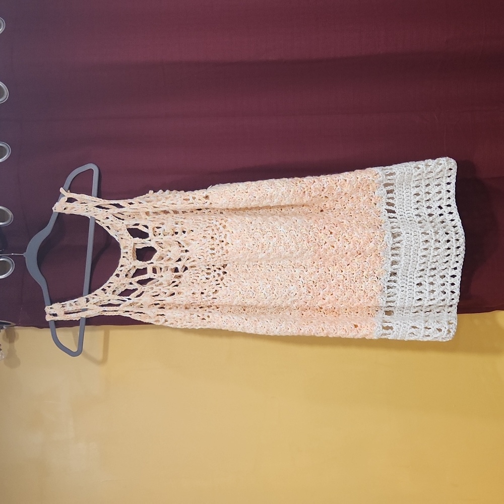 Crochet shirt dress for the summer ( handmade)